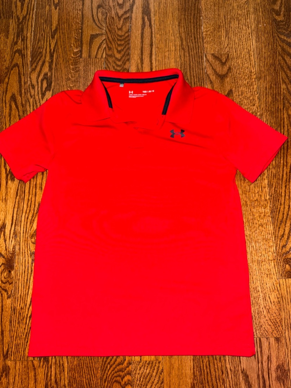 Under Armour Bright Red Boys Performance Polo